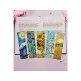 Seçkin Trend 5'li Sanatsal Van Gogh Kitap Ayracı Seti-No-7, 4x14cm, Su ve Neme Karşı Dayanıklı-Laminasyon-Kaplama
