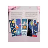 Seçkin Trend 5'li Uzay Temalı Kitap Ayracı Seti-No-6, 4x14cm, Su ve Neme Karşı Dayanıklı Laminasyon-Kaplama