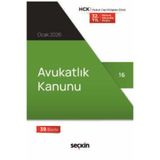 Seçkin Yayıncılık Avukatlık Kanunu (Cep Kitabı) (Yayına Hazırlayan) 39. Baskı, Ocak 2026