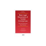 Seçkin Yayıncılık Basic Legal Documents Of Turkish Criminal Law<br /> (türk Ceza Hukukunun Temel Metinleri) - Buğra Erdem