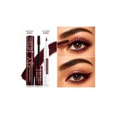 Seckinnn Bordo Maskara & Bordo Eyeliner Seti – Yoğun Renkli Waterproof Göz Makyajı Seti