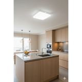 SeckinStore 48W LED Kare Tavan Armatürü Beyaz Işık (6500K)Yüksek Lümen Sıva Üstü Salon Mutfak Ofis Aydınlatması