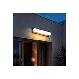 SeckinStore Elektrikle Çalışır, 24 Watt 3000 Kelvin İç ve Dış Mekan, Kapı Girişi, Çok Şık Bahçe Duvar Led Aplik