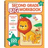 Second Grade Big Workbook Ages 7 - 8: All Subjects including 220+ Activities, Spelling and Reading, English, Addition and Subtraction, Math, Telling Time (Gold Stars Series)