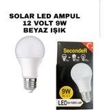 Seconder Solar Ampul 12 Volt ile Çalışan LED Ampul Beyaz