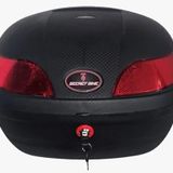 Secret Bike Motosiklet Arka Çanta 33 Litre Siyah Sepet Port Bagaj Kilitli Kurye Çantası