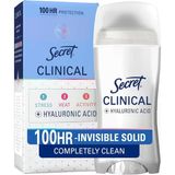 Secret -"Gizli Güç Görünmez Katı Kadınların Antiperspirant Deodorant Tamamen Temiz Koku, 1.6 Sıvı Gizli"