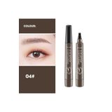 Secret Lift Kaş Maskarası,kaş Kalemi Microblading Ucu Tırtıklı Likit Kaş Kalemi(Kahve)