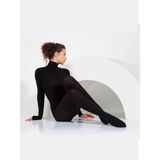 Secret Moda 3D Kalın Yumuşak 240 Denye Kadın Siyah Külotlu Çorap - XL