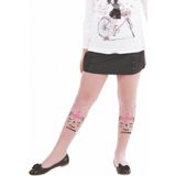 Secret Moda Ferda Tül Baskılı Çocuk Külotlu Çorap 9 10 Yaş - 9 - 10 Yaş - Renkli