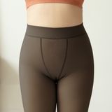 Secret Moda Ince Görünümlü Thinlooking Ten Renk Termal Peluş Kadın Külotlu Çorap Orijinal - XL - Siyah