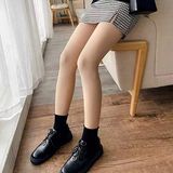 Secret Moda Kışlık Termal Ince Ten Görünümlü Polar Peluşlu Siyah Kadın Termal Peluş Külotlu Çorap - S - M