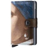 Secrid Miniwallet Pearl Earring (Mauritshuis) Tek Boyut Unisex Yetişkinler, İnci küpe (Mauritshuis), Talla única, Modern
