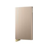 Secrid Premium Cardprotector+ fluted Kartlık, Bej
