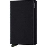 Secrid Slimwallet Crisple Black Dikey Cüzdan N/a Orjinal Avrupa Derisi Minimalist Stil - Siyah