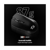 Section XR1 Kablosuz Oyuncu Mouse, 10000 DPI, RGB Aydınlatma, 6 Tuş, 2.4G + Bluetooth + Kablolu, Type-C Şarjlı