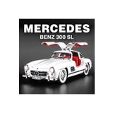 SECTOYS Mercedes Benz 300SL Model Diecast Araba Koleksiyonluk Eski 1954 Mercedes 300 SL Araba 1:24 Sesli