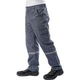 Secura İş Güvenliği Yazlık Gabardin Iş Pantolonu 16X12 %100 Pamuklu - Gri