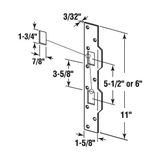Security U 10385 Kapı Kilidi, 14,8 cm ve 15,2 cm Delik Mesafeleri ile Kullanım Için, Çelik, Saten/nikel Rengi, 5-1/2 Inç Ila 6 Inç - Option-1 - Ahşap
