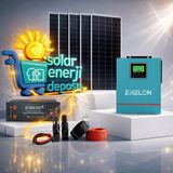 Sed 6.2kw Lityum Akülü Solar Enerji Paketi | 550W Panel + 100AH Lifepo4 Akü - YOK