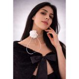 Sed da Exclusive Boyun çiçeği, gelin kolyesi, yaka kolyesi, çiçek, gelin, Choker kolye