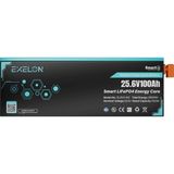 Sed Exelon 25.6V 100AH Lifepo4 Lityum Akü | Bluetooth + LCD Ekran |
