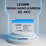 Sed Lexron 160AH Jel Akü LXR160 - SİYAH TURUNCU ÇİZGİLİ - YOK