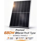 Sed Promod 680W Bifacial Prox Type Güneş Paneli - yok