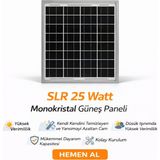 Sed Slr 25 Watt Monokristal Güneş Paneli - yok