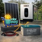 Sed Solar Enerji Deposu 3000W Büyütülebilir Eco Solar Enerji Paketi - YOK