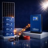 Sed Solar Enerji Deposu 3kw Solar Enerji Paketi – 395W Panel, 200AH Jel Akü - YOK