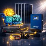 Sed Solar Enerji Deposu 7000W Lityum Güneş Enerjisi Paketi - YOK