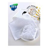 Seda Home Art 25'li %100 Pamuk 30x30 El-Yüz-Traş-Bebek Havlusu , Doğal Pamuk , Otel ve Ev Kullanımına Uygun