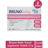 Seddar Collection Bruno Baby Nazal Aspiratör Yedek Ucu 10'lu 4 Adet