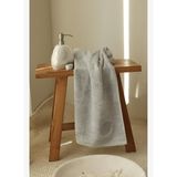 Sedef Bambu Nakışlı El Havlusu 50x90 cm Gri