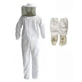 Sedef Beekeeping 04303 Tulum Maske + Uzun Eldiven Arıcı Tulum Kıyafet Seti