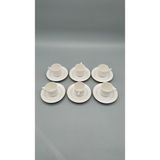 Sedef Dekorsuz 6'lı Kahve Fincanı Takımı - 6 Adet - 90 ml