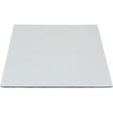 Sedef Kaplamalı Kare Turta Pasta Altlığı 22X22 cm 1.6 mm - 100 Adet