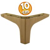 Sedef Mobilya Kanepe Sehpa Tv Ünitesi Baza Koltuk Ayağı Ahşap Desenli Açık Ceviz Renk 10 Cm Ayakları