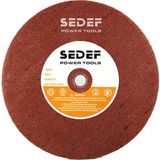 Sedef Power Tools 250X30X20 mm Kahverengi Skoç Elyaf Zımpara Taşı 7pc 180 Kum