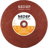 Sedef Power Tools 250X50X25 mm Kahverengi Skoç Elyaf Zımpara Taşı 7pc 180 Kum