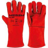 Sedef Power Tools Mes EL600 35CM Uzun Kırmızı Deri Kaynak Eldiveni - El Koruyucular - Renkli - Standart