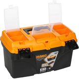 Sedef Power Tools Organizerli Plastik Takım Çantası 18" Co-18 - Takım Çantaları - Renkli