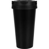 Sedef Silver Çelik Termos Bardak 500 ml Mug Termos Kupa Thermos Mug 525 - Siyah