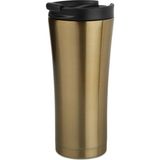 Sedef Silver Çelik Termos Bardak 500 ml Thermos Mug Kupa Araç Termos Coffee Cup SDF522 Tea Cups 548 - Altın