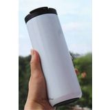 Sedef Silver Çift Katman Paslanmaz Çelik 500 Ml Çay Kahve Kamp Ofis Araç Termos Bardak 521