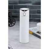 Sedef Silver Dijital LED Göstergeli Dereceli Akıllı Çelik Küçük Termos Kupa Matara Bardak - 450 ml - Beyaz