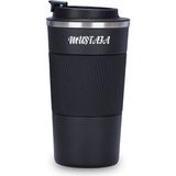 Sedef Silver Kişiye Özel Isim Yazılabilir Hediyelik Isimli 500 ml Paslanmaz Çelik Termos Bardak Mug - Siyah