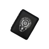 Sedef Silver Polis Amblem Logolu Mat Metal Sigara Tabakası