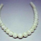 Sedef Taşı Dizi 10Mm (Beyaz)